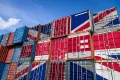 reshoring UK shipping containers union jack flag