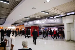 Entrance to the subcon exhibition