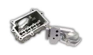This is an image of some aluminium components produced by sand casting, pressure dire casting or invetment casting. Service that some of the Qimtek Supplier Members produce.