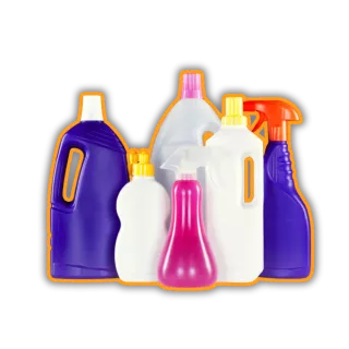 Blow Moulding Qoutes By Qimtek`This is typical omponet made by blow moulding showing various bottles - typically made by Qimtek members