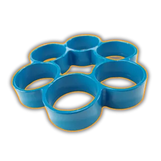 This is an image of a plastic moulded component produced using compression moulding - a typical process offered by Qimtek Suppliers 
