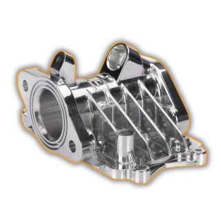 This is an image of a machined component that has had a polishing finsh applied - a typical service Qimtek Suppliers can offer