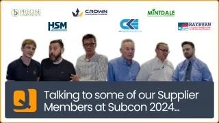 This is an image of the Supplier Members we met at SUBCON 2024 who use Qimtek to fill capacity and win new business