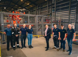 This is an image of Warren Services in their factory - a long-term members of Qimtek