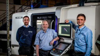 Media Name: l-r_daniel_hutchings_andrew_hosking_and_james_gazzard_pictured_in_front_of_their_new_investment.jpg