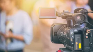 engineering company video concept - camcorder