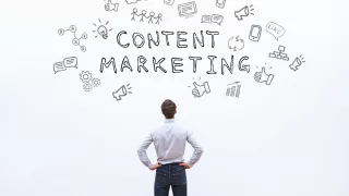 content marketing manufacturers concept