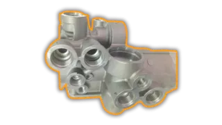 This is a component made using the Garvity Casting process - a typical service offered by Qimtek Supplier Members