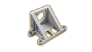 This is an image of a 3D printed part produced using DLP Printing technology - A typical component made by Qimtek Additive Manufacturing Suppliers