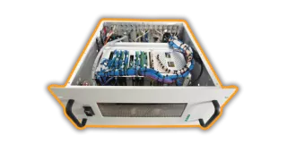 This is an image of box filled with electronic that has been assembled by electromechanical assembly - These typical products made by Qimtek Electronic Manufacturing Supplier Members