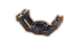 This is an image of a 3D printed part produced using FDM Printing technology - A typical component made by Qimtek Additive Manufacturing Suppliers