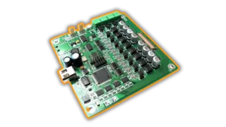 This is an image of a electronic circuit board which has been made using surface mount technology, a service Qimtek electronic manufacturing supplier members can do.