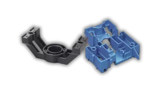 This is an image of a selection of 3D printed parts typically produced by Qimtek Supplier Members