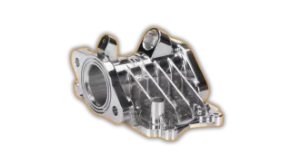 This is an image of a machined component that has had a polishing finsh applied - a typical service Qimtek Suppliers can offer
