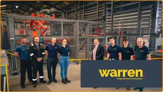 This is an image of the team at Warren Services to support a case study written by Qimtek