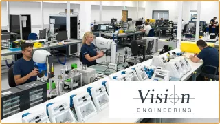 This is an image of the electronics department at Vision Engineering who are Qimtek Supplier Members