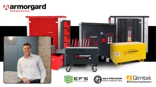 Armorgard uses Qimtek to help them find new sheet metal laser cutting companies to help manufacture their steel products